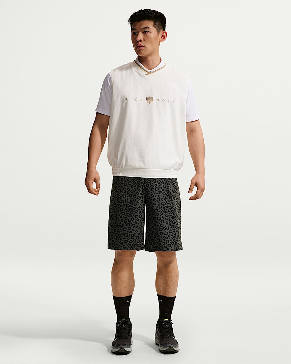 Nike Fairway Fresh Dri-FIT 男子速干高尔夫短裤 - 煤黑/黑/黑