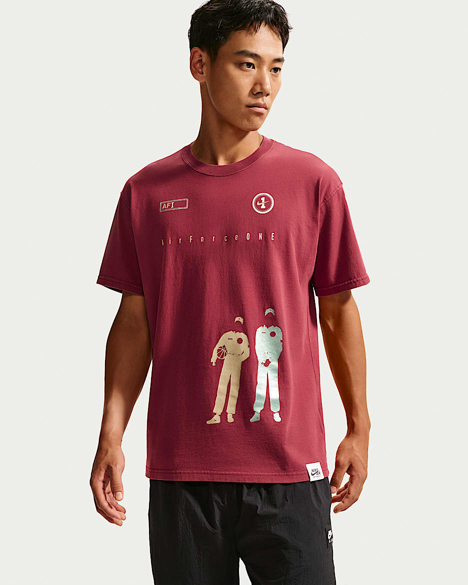 Nike Sportswear 男子短袖T恤 - 队红