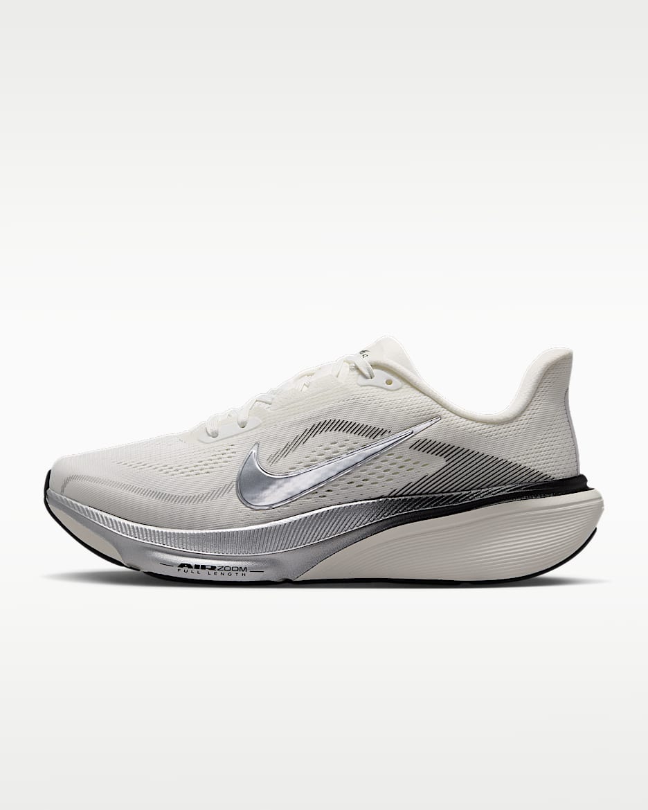 Nike Pegasus 42 耐克飞马女子公路跑步鞋 - 山峰白/帆白/黑/金属银