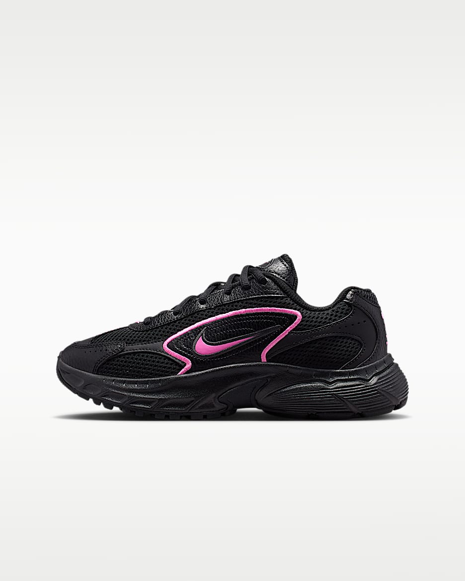 Nike Stratos Shift 2000 大童运动鞋 - 黑/暗烟灰/俏皮粉