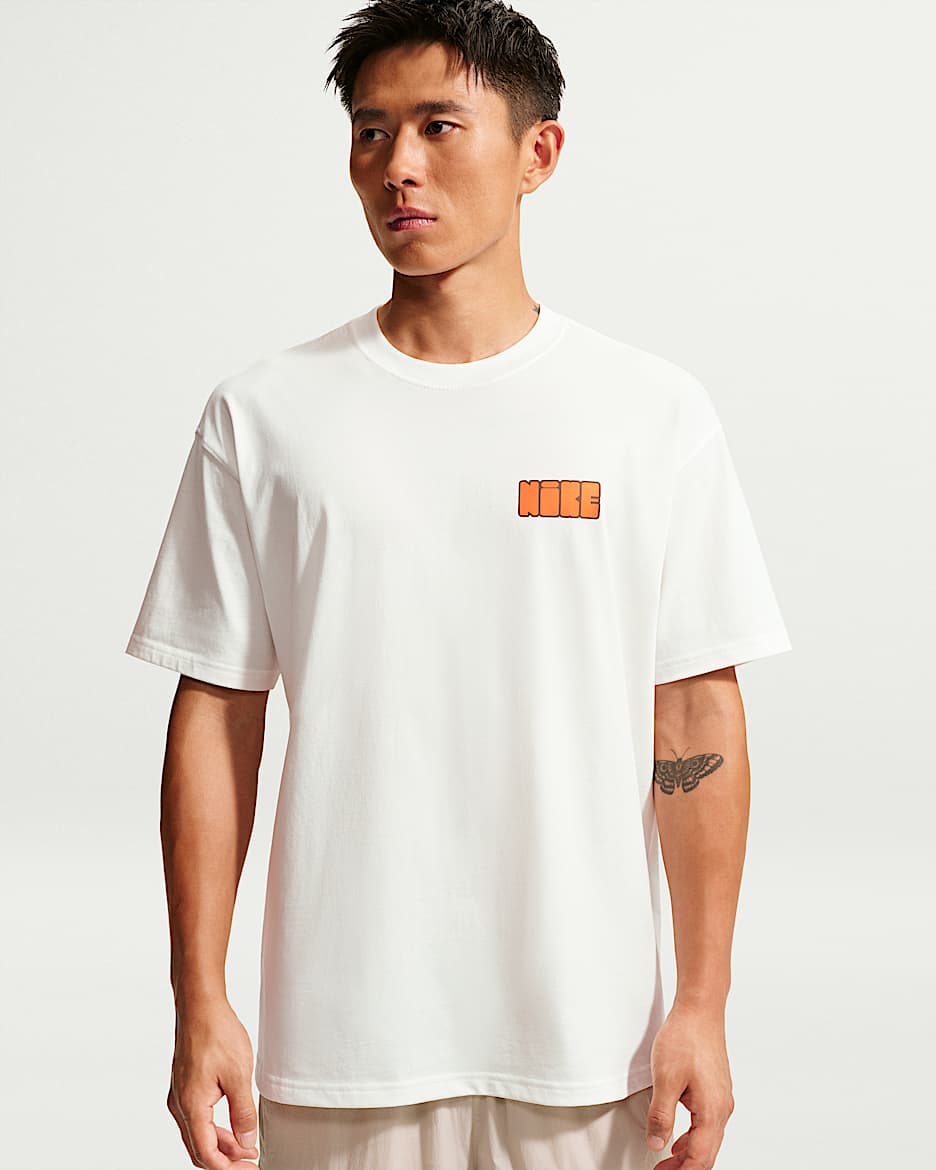 Nike Sportswear 男子短袖T恤 - 帆白