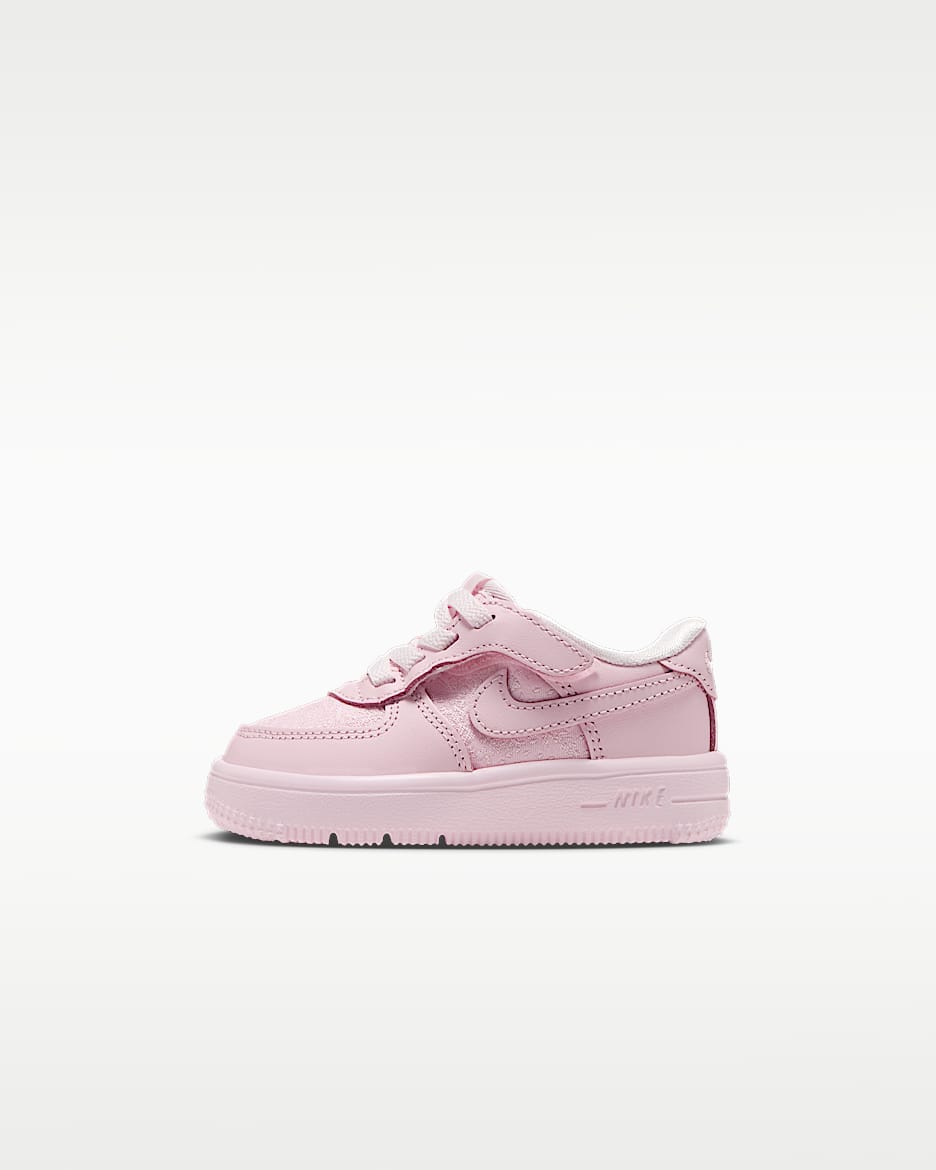 Nike Force 1 Low EasyOn 婴童运动鞋 - 北极粉/淡粉/淡粉/北极粉