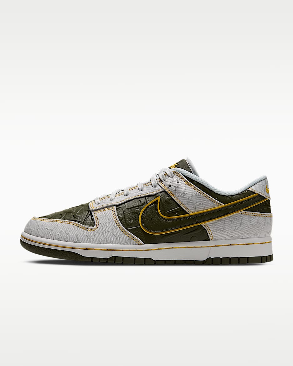 Nike Dunk Low Retro 男子运动鞋 - 山峰白/赭黄/军裤卡其
