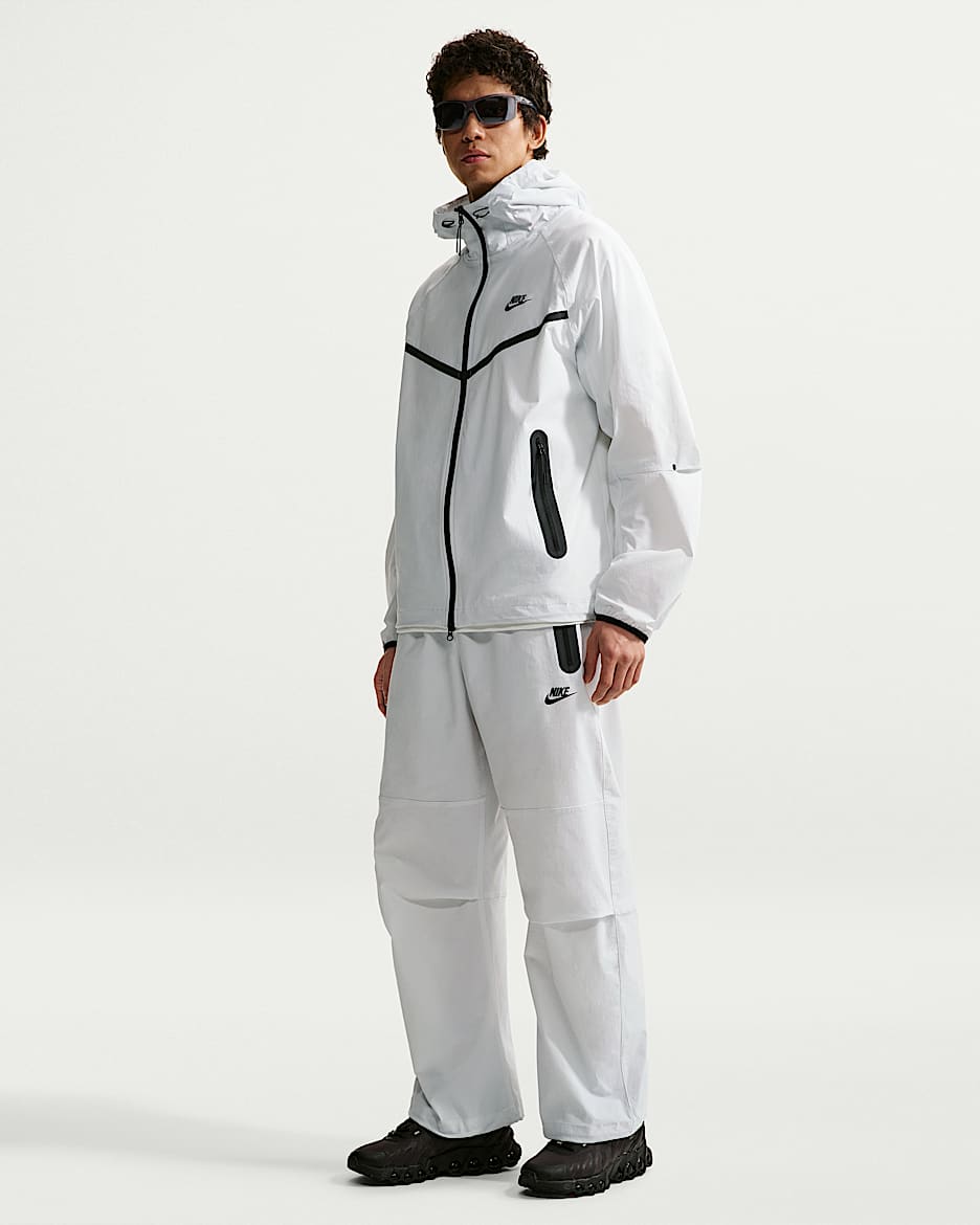 Nike Tech Dri-FIT 男子速干梭织长裤 - 米白/米白/黑