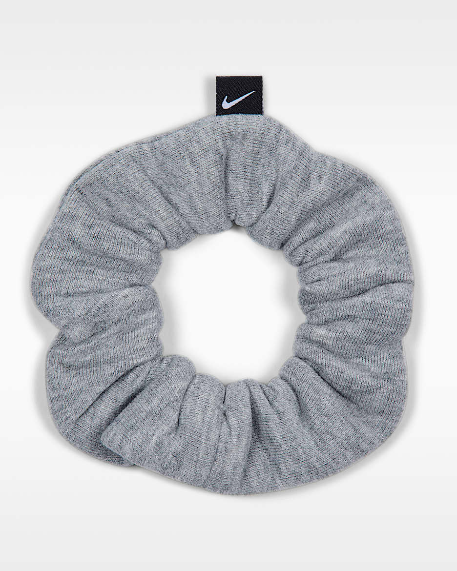 Nike Studio Fleece 女子抓褶发圈(1 条) - 调色暗灰/白色