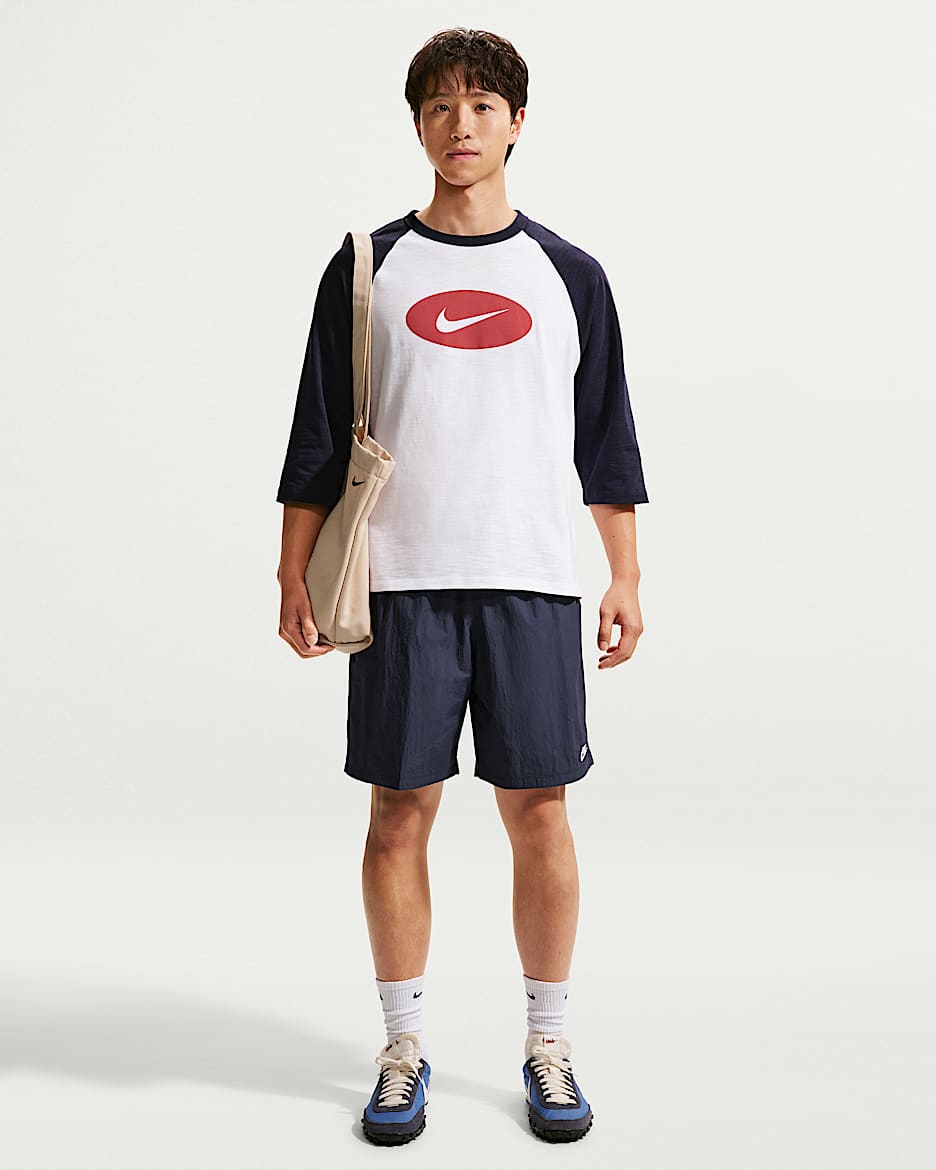 Nike Sportswear Club 男子运动短裤 - 黑曜石色/白色