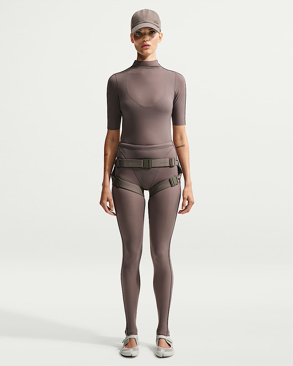NikeSKIMS Weightless 女子高腰 V 型拼接紧身裤 - NSKM Resin