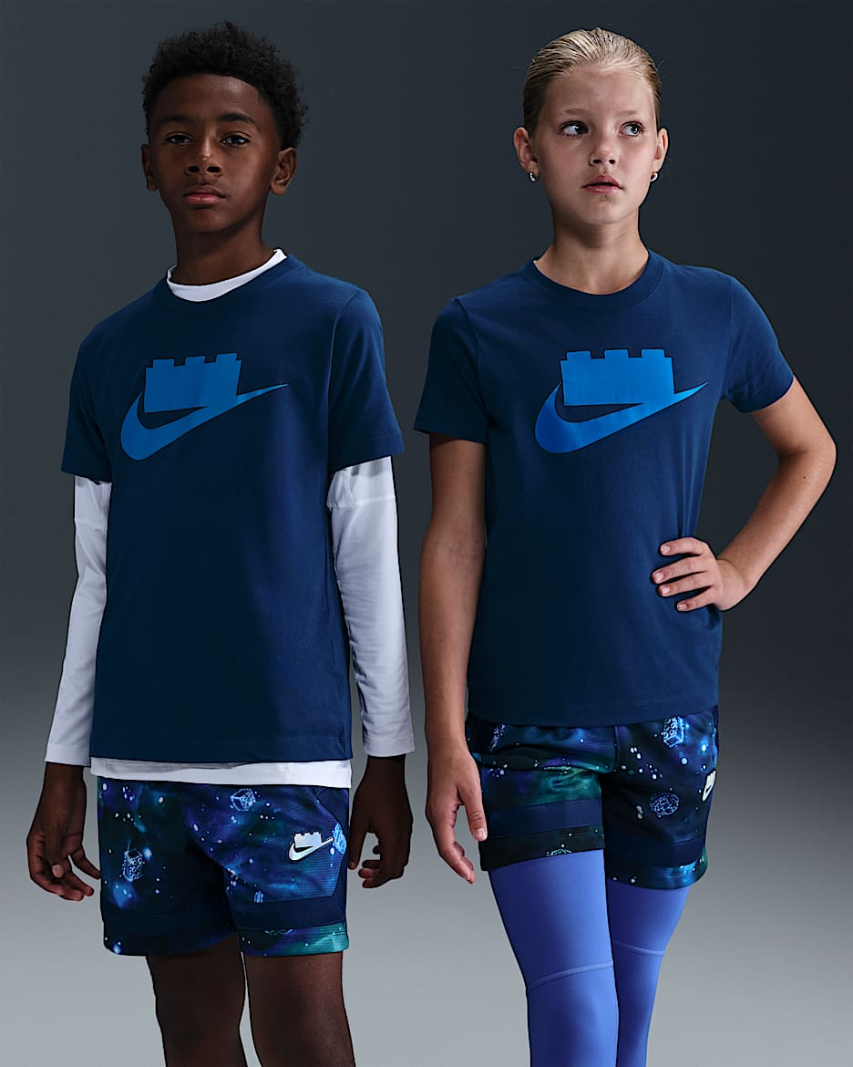 Nike x LEGO® Collection 大童标志T恤 - 勇气蓝