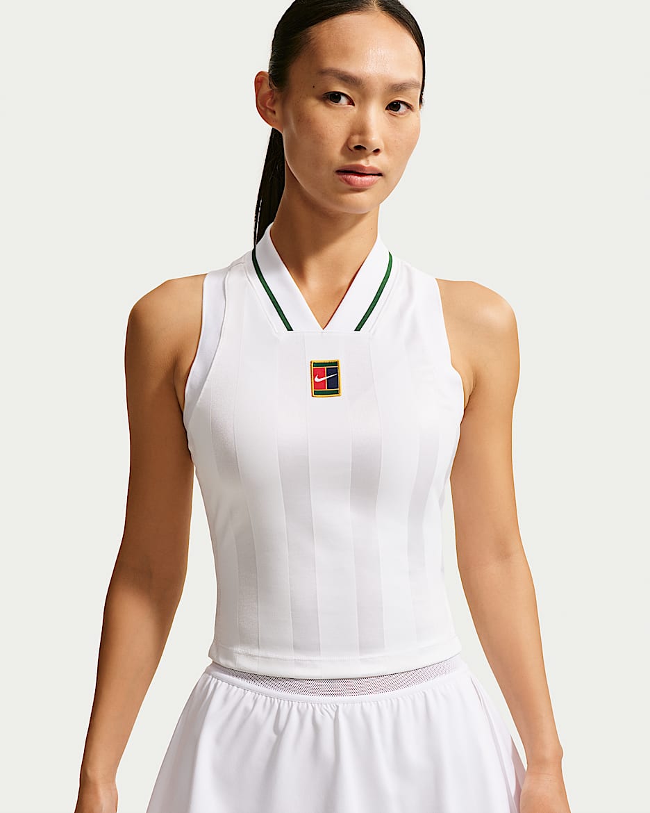 NikeCourt Slam Dri-FIT 郑钦文同款女子速干背心 - 白色