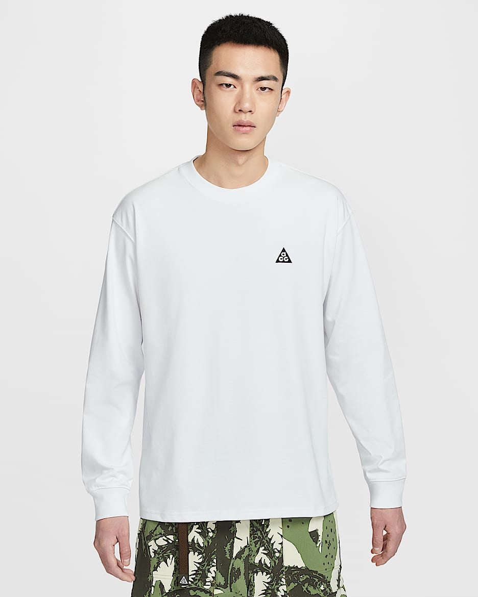 Nike ACG 男子速干长袖T恤 - 山峰白