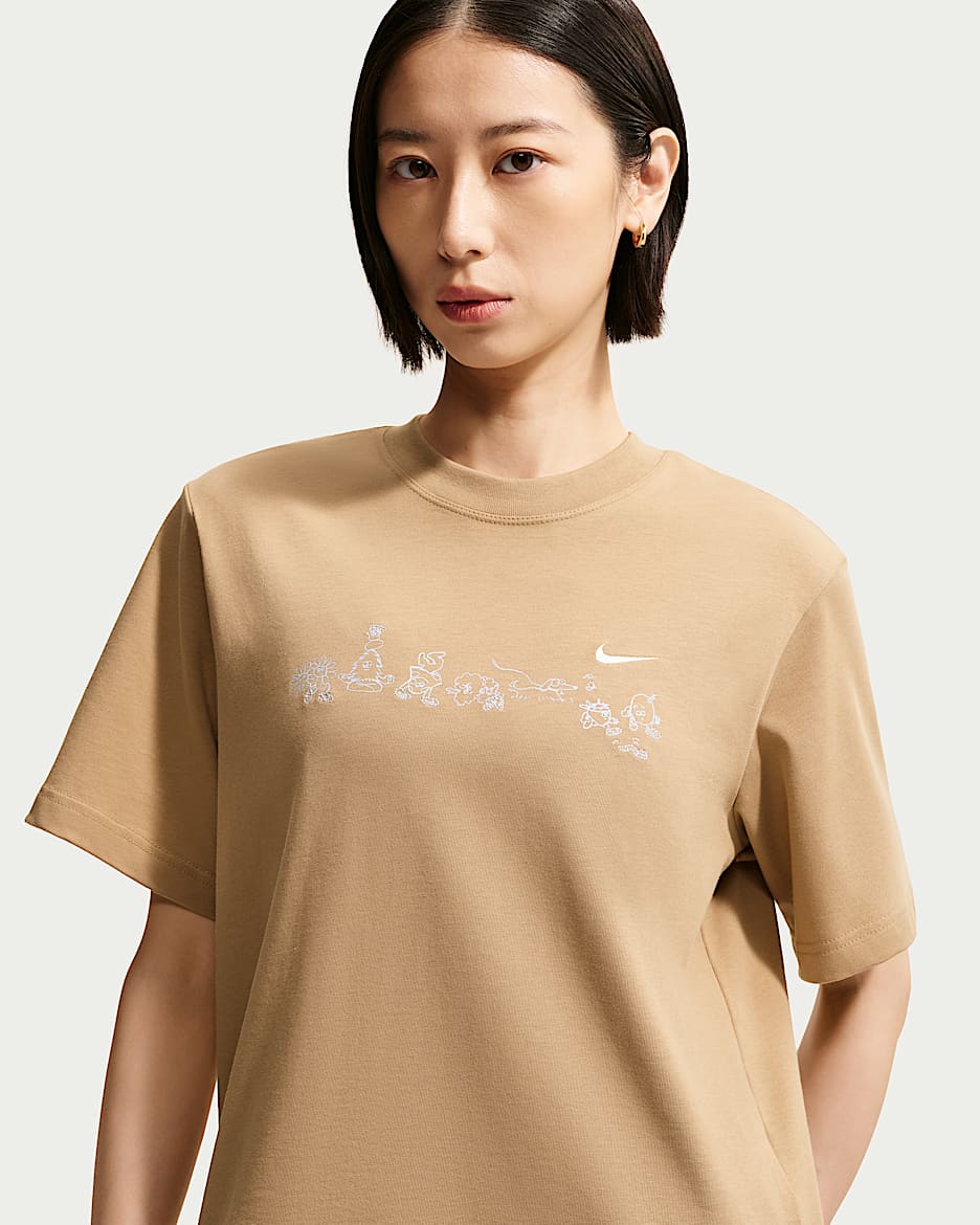 Nike Sportswear 女子短袖T恤 - 英国卡其