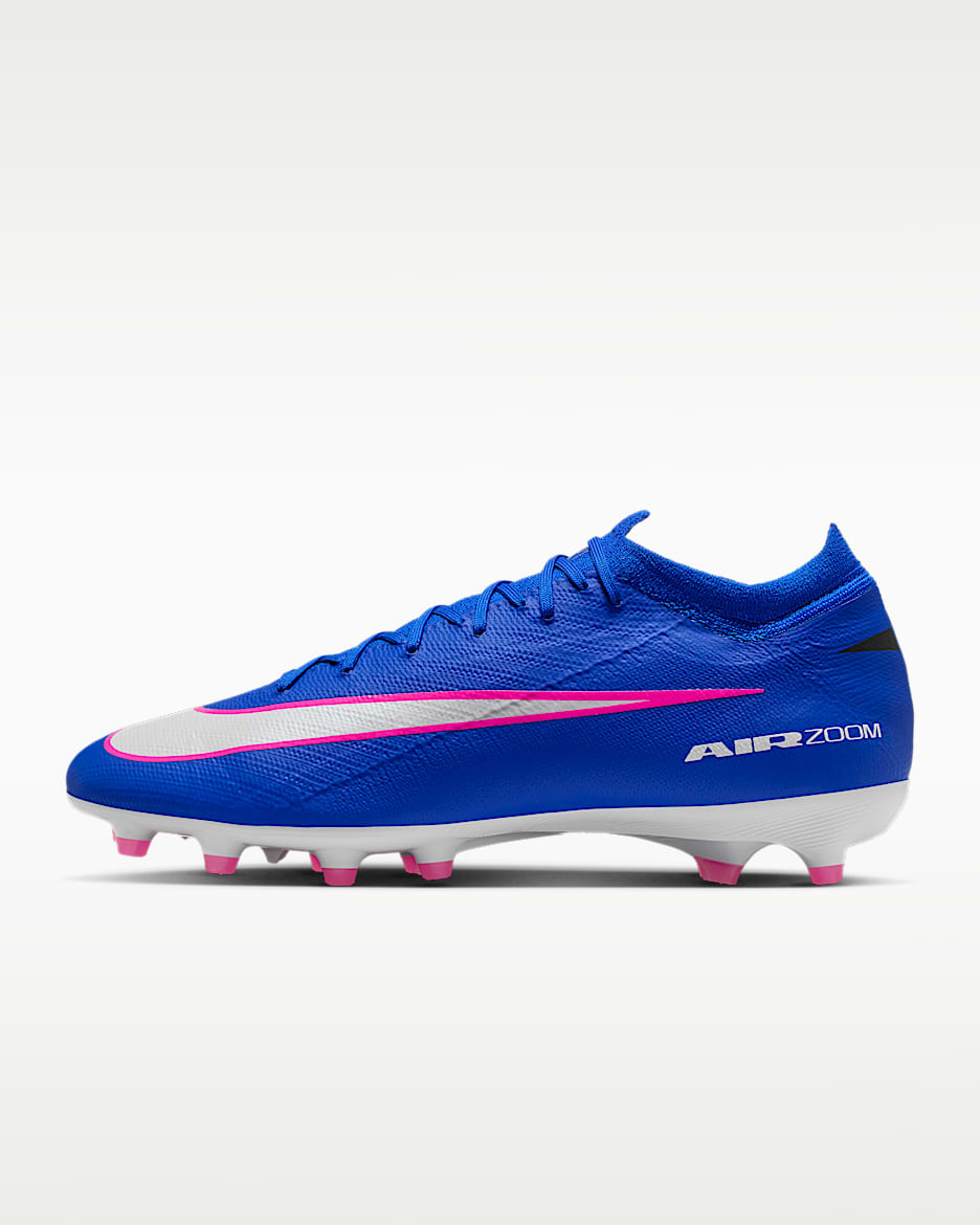 Nike Mercurial Vapor 16 Pro 耐克刺客系列 AG 人造草地低帮足球鞋 - 赛车蓝/白色