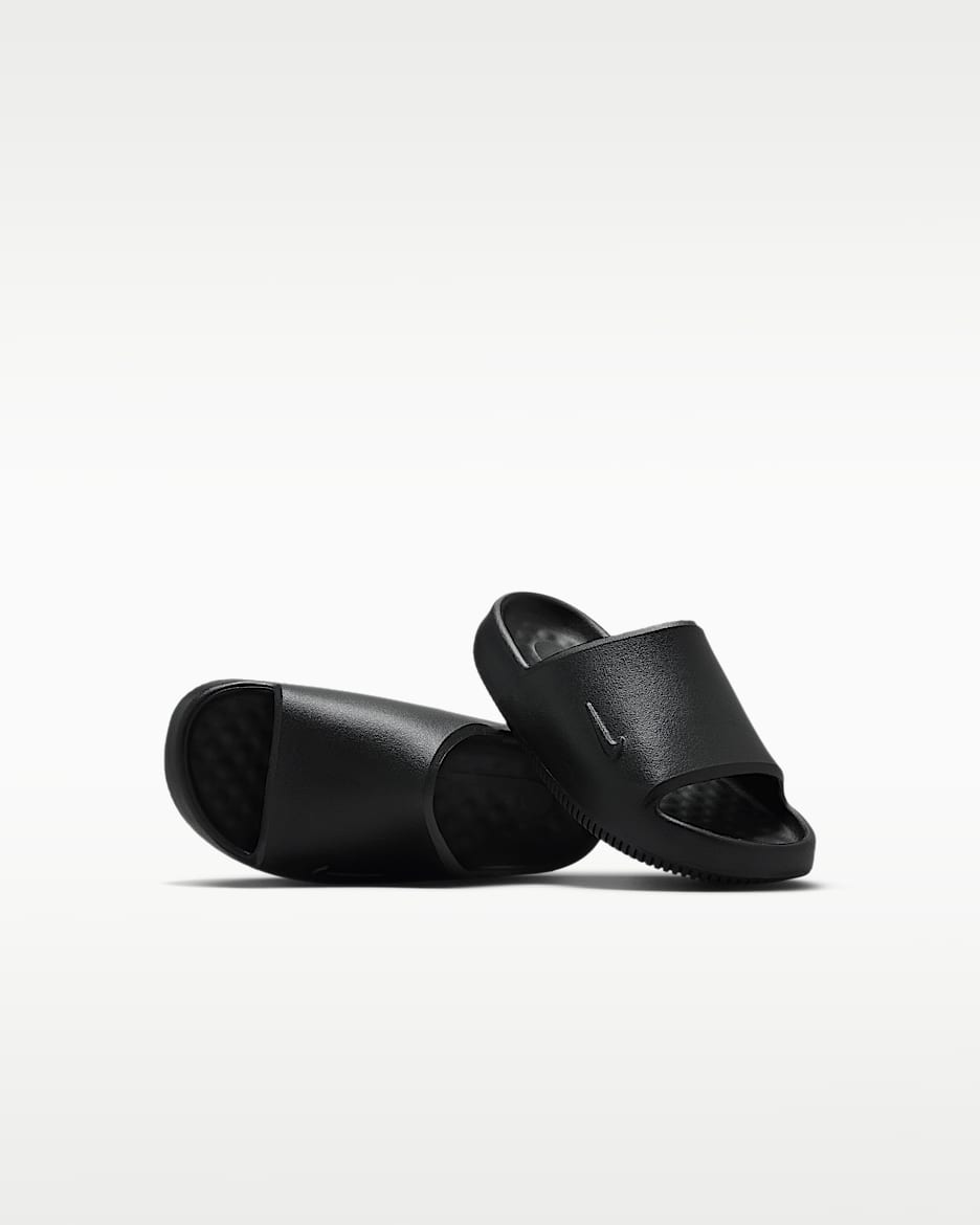 Nike Calm 2.0 幼童拖鞋 - 黑/黑/黑