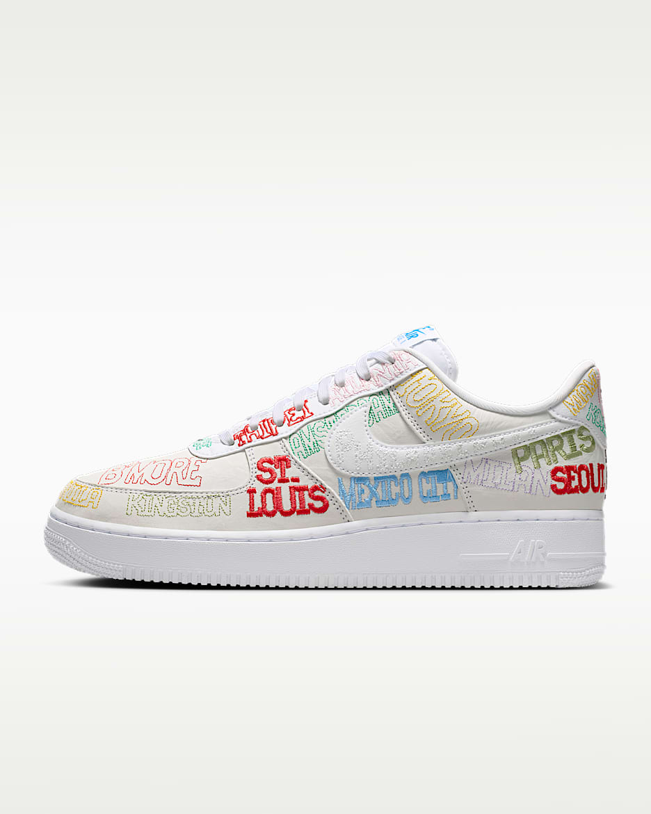 Nike Air Force 1 '07 LV8 男子空军一号运动鞋 - 白色/白色
