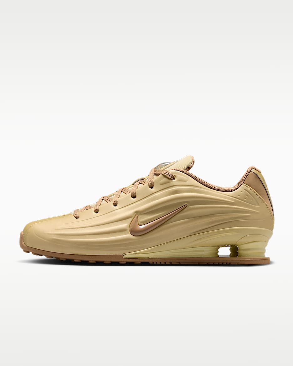 Nike Shox Z 女子气柱运动鞋 - 浅卡其/金属色/英国卡其