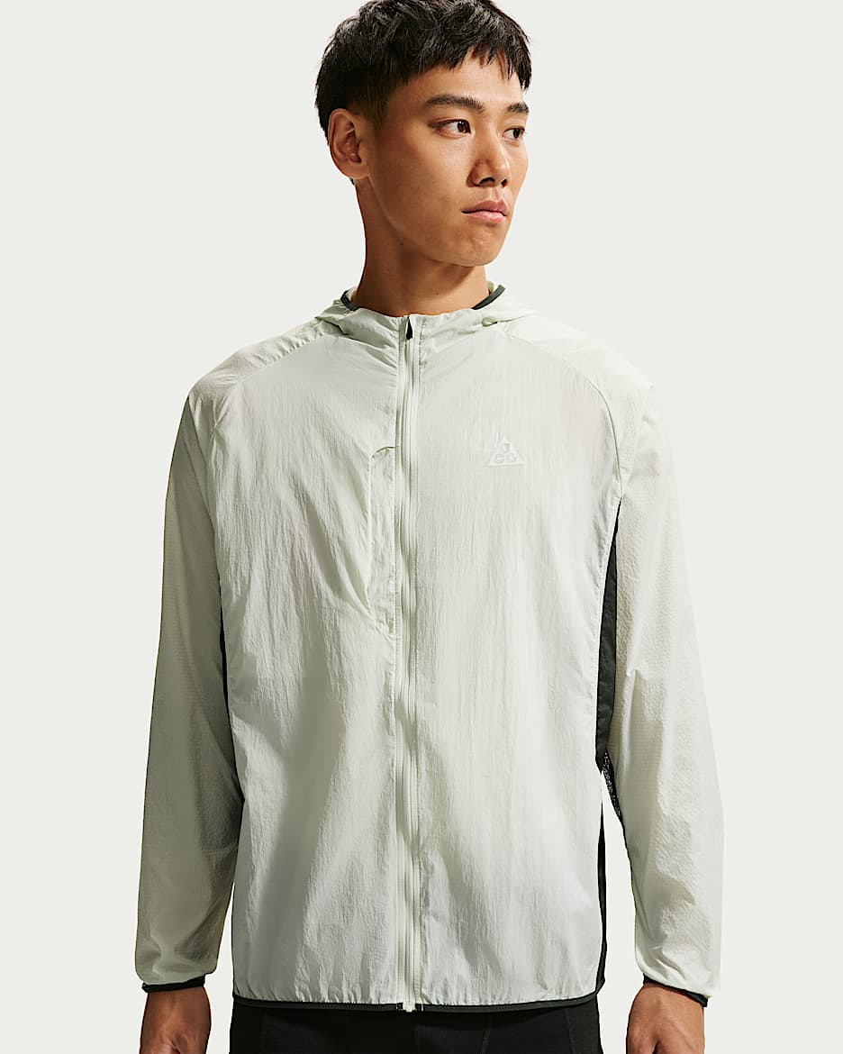 Nike ACG "Aireez" 男子夹克防晒衣皮肤衣 - 海玻璃色/波罗的海蓝/黑云衫绿/山峰白
