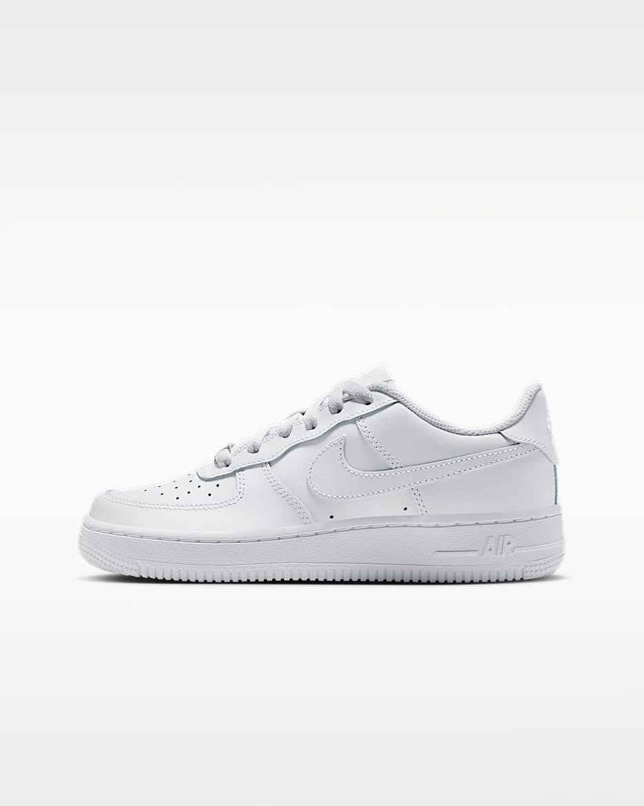 Nike Air Force 1 LE 大童空军一号运动鞋板鞋 - 白色/白色