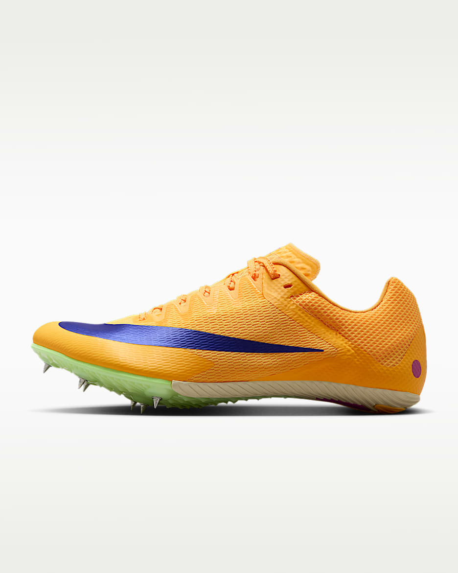 Nike Zoom Rival Sprint 男子田径钉鞋 - 脉冲柠檬黄绿/超级紫罗兰色/光辉荧光黄/耀眼靛紫