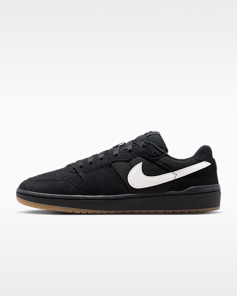 Nike SB Code 58 男子滑板鞋 - 黑/黑/橡皮浅褐/山峰白