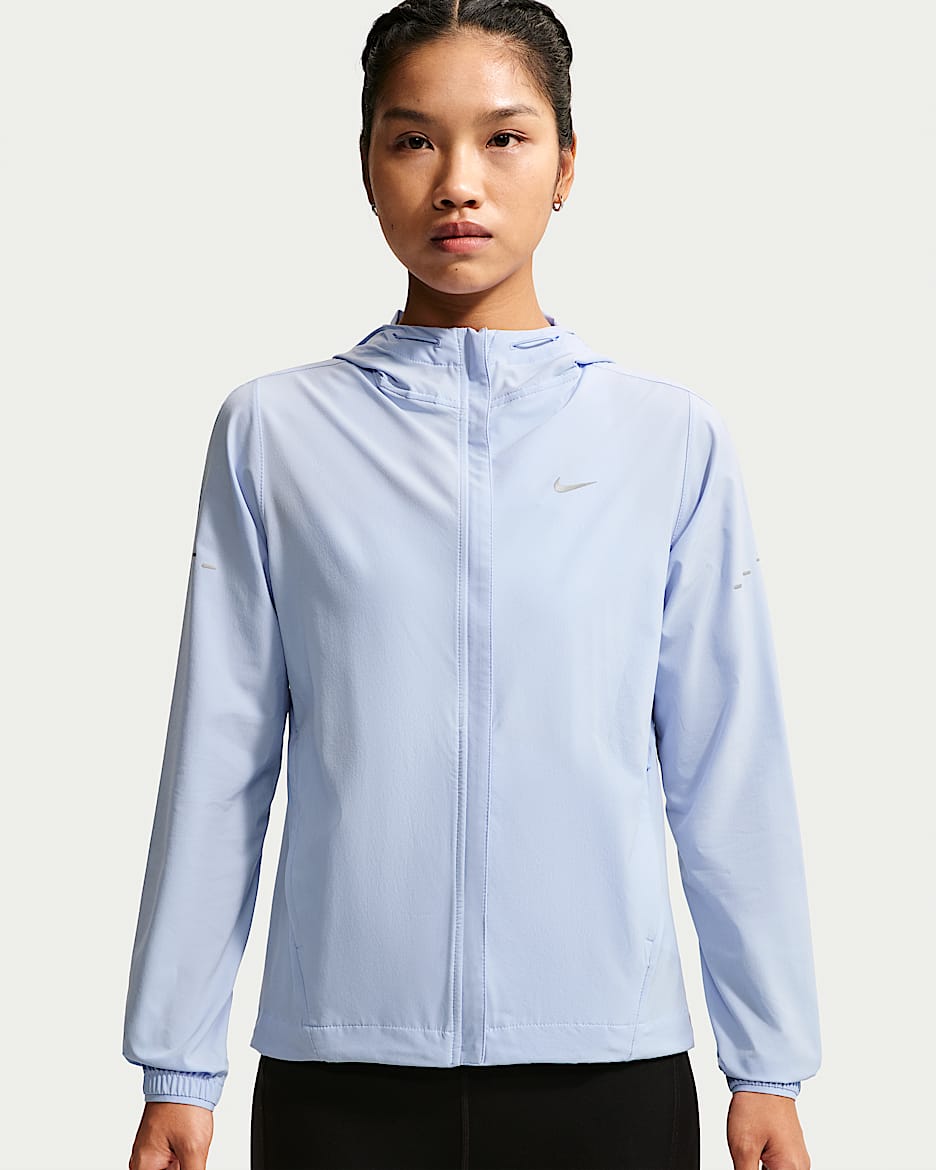 Nike Swift Repel 女子拒水可收纳跑步夹克 - 铝蓝