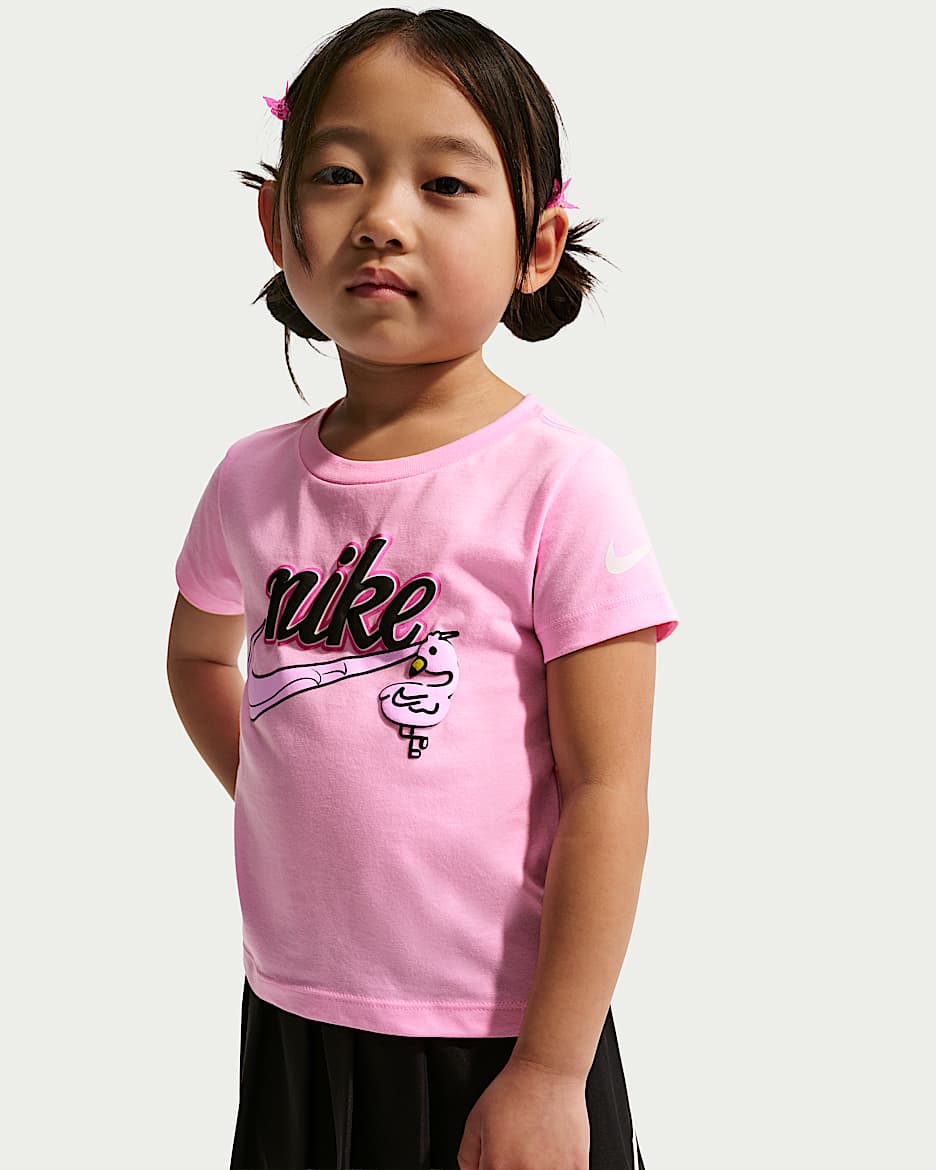 Nike 婴童短袖T恤 - 上升粉