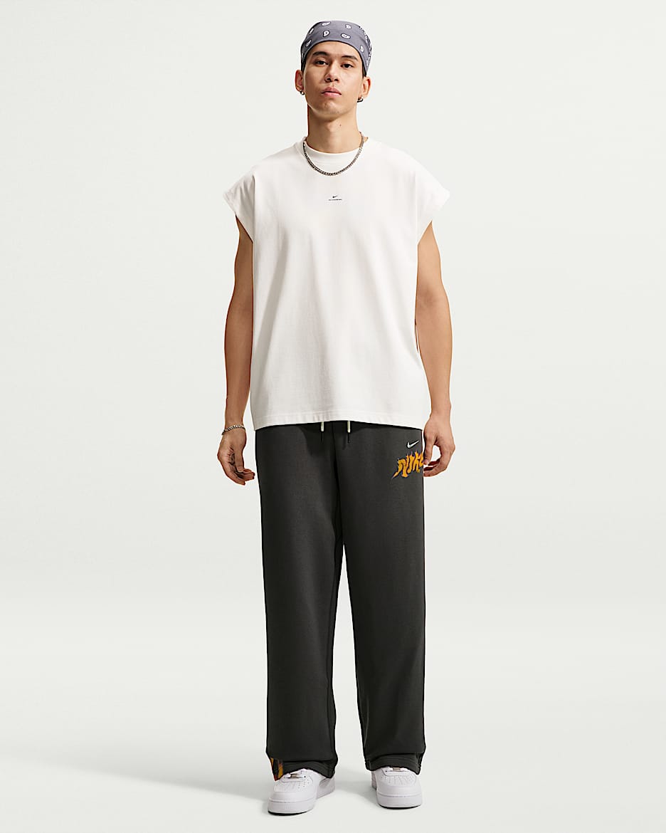 Nike Standard Issue Dri-FIT 耐克篮球小标系列男子速干针织篮球长裤 - 煤黑