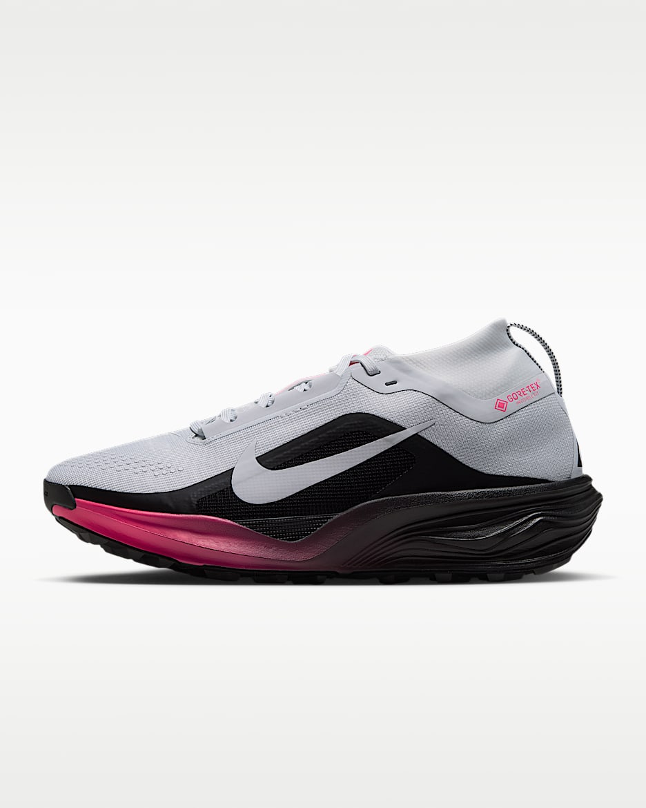 ACG Pegasus Trail GORE-TEX 耐克飞马女子防水越野跑步鞋 - 白金色/黑/透明粉/白金色