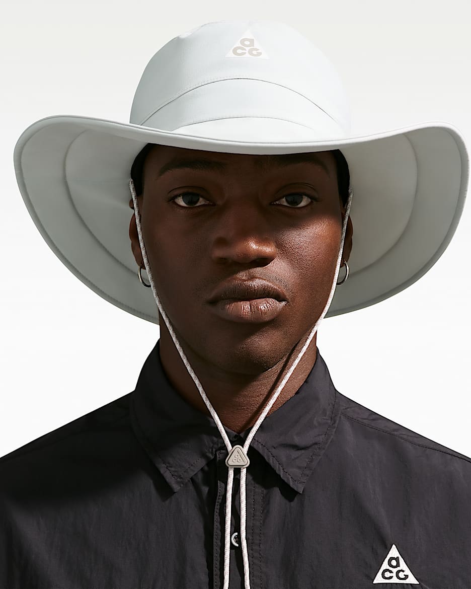 Nike ACG Apex 拒水渔夫运动帽 - 尘光子色/大学灰/黑