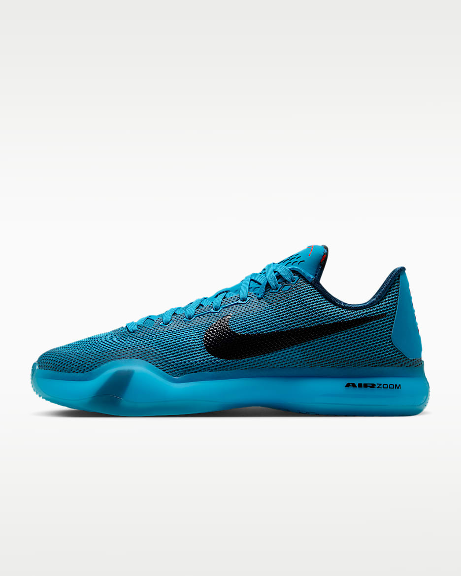Kobe 10 Protro "Blue Lagoon" 科比男/女篮球鞋 - 湖蓝/黑