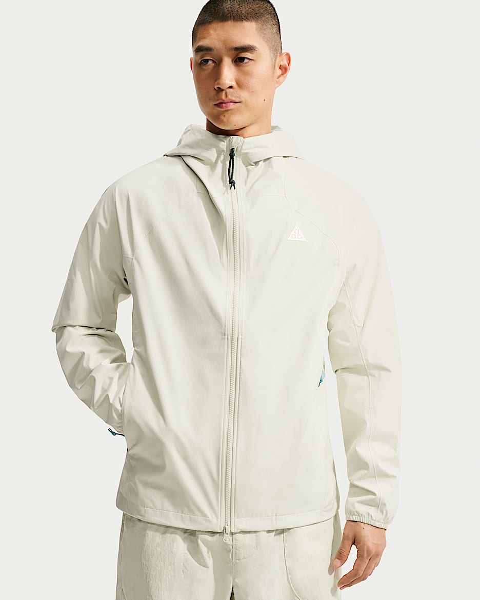 Nike ACG "Phantazma" Storm-FIT ADV 2.5L 男子防风防水夹克硬壳冲锋衣 - 海玻璃色/海玻璃色/波罗的海蓝/山峰白