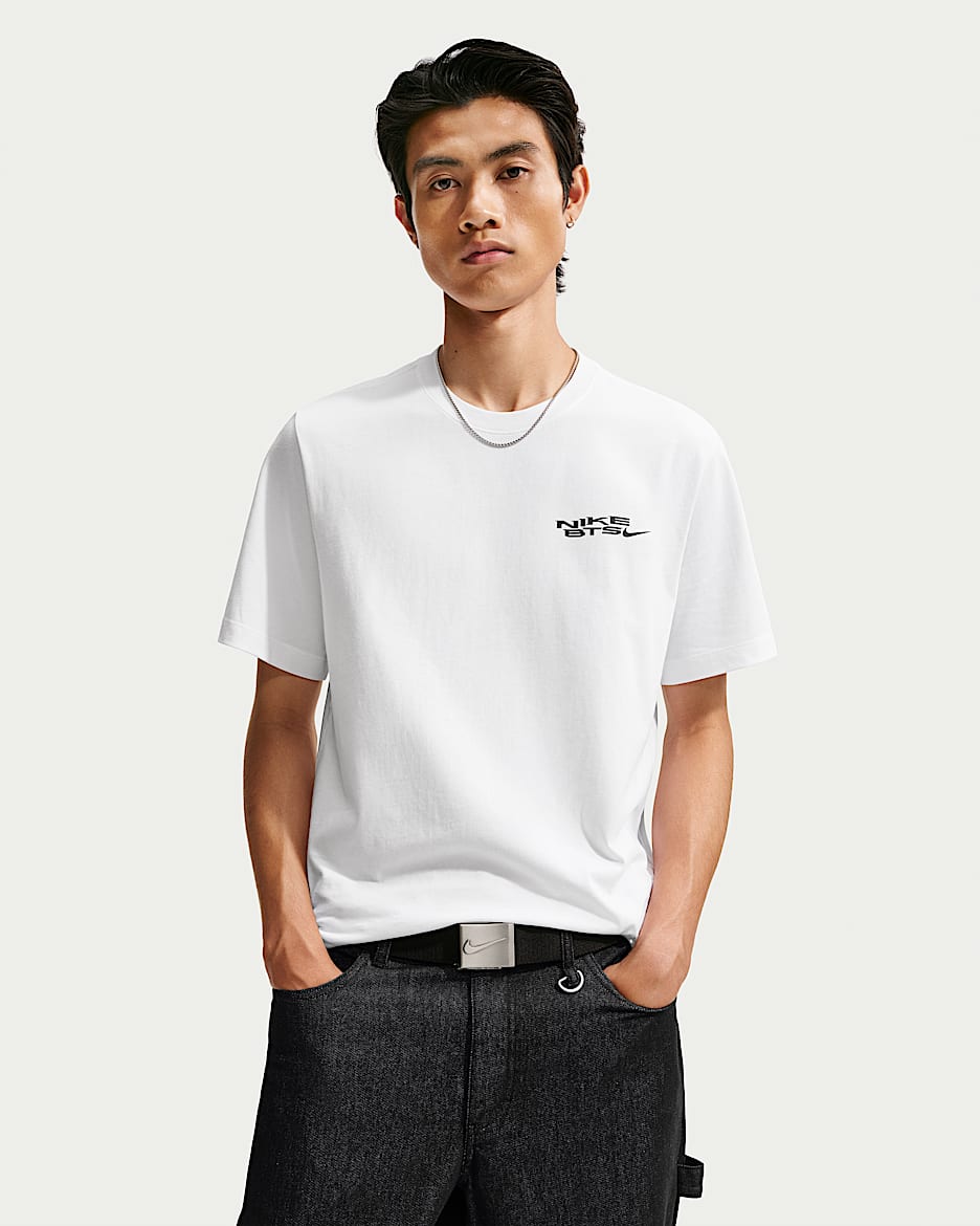 NIKE x BTS 男子短袖T恤 - 白色