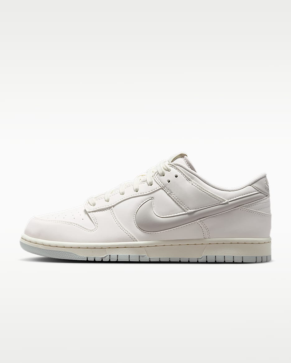 Nike Dunk Low Retro Premium 男子运动鞋 - 帆白/椰奶色/浅银/浅骨色