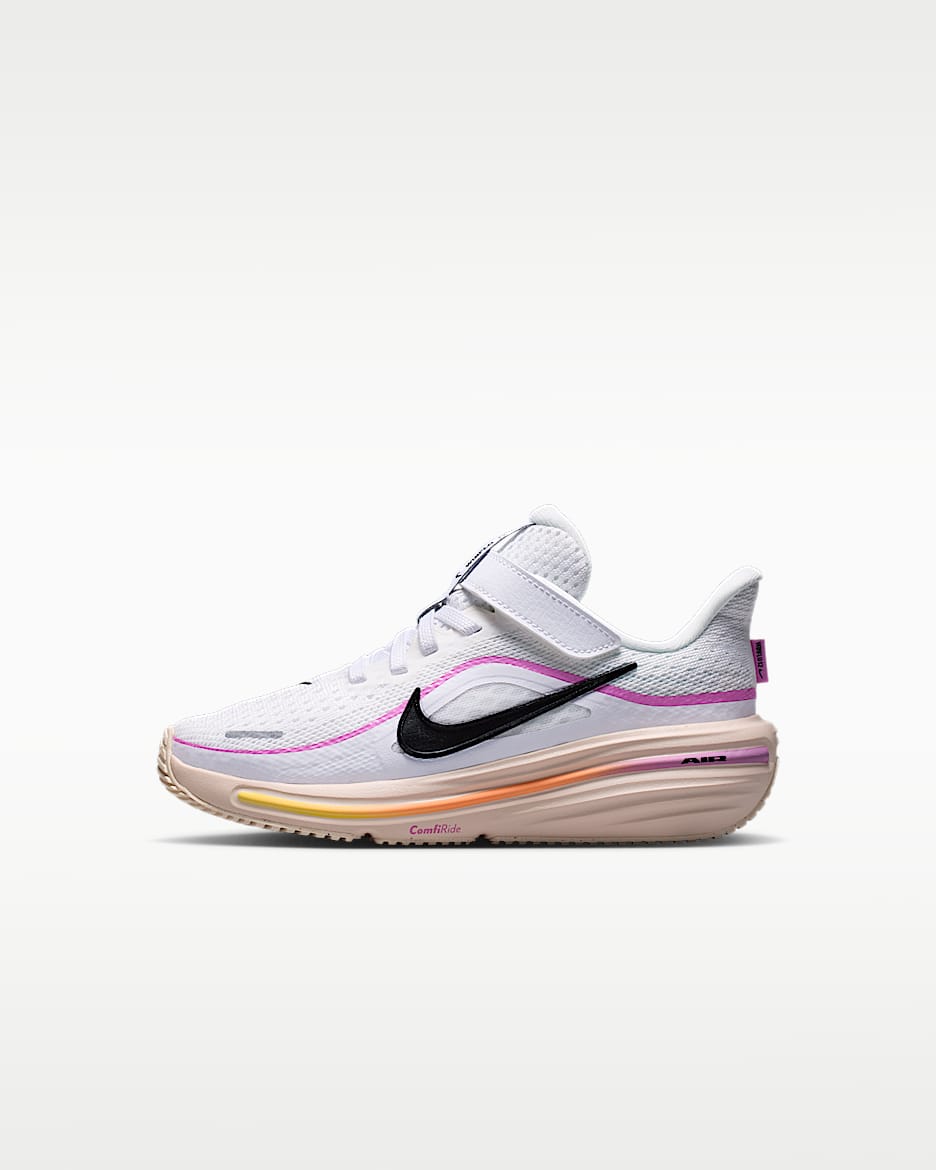 Nike Winflo 12 幼童公路跑步鞋 - 白色/浅品红/粉白/黑