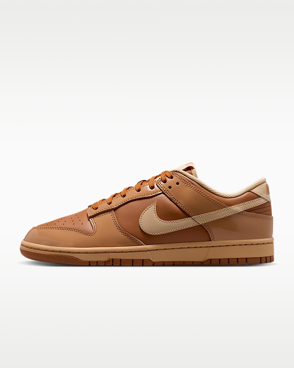 Nike Dunk Low Retro 男子运动鞋 - 黄褐色/亚麻/麻线黄/芝麻棕