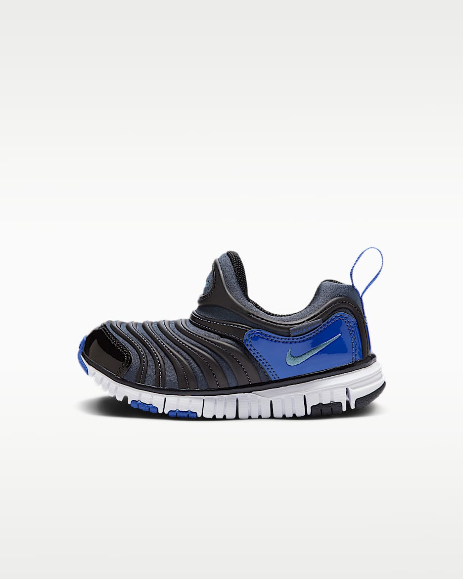 Nike Dynamo Free 耐克毛毛虫幼童易穿脱运动鞋 - 闪电蓝/宇宙蓝/黑/烟灰蓝