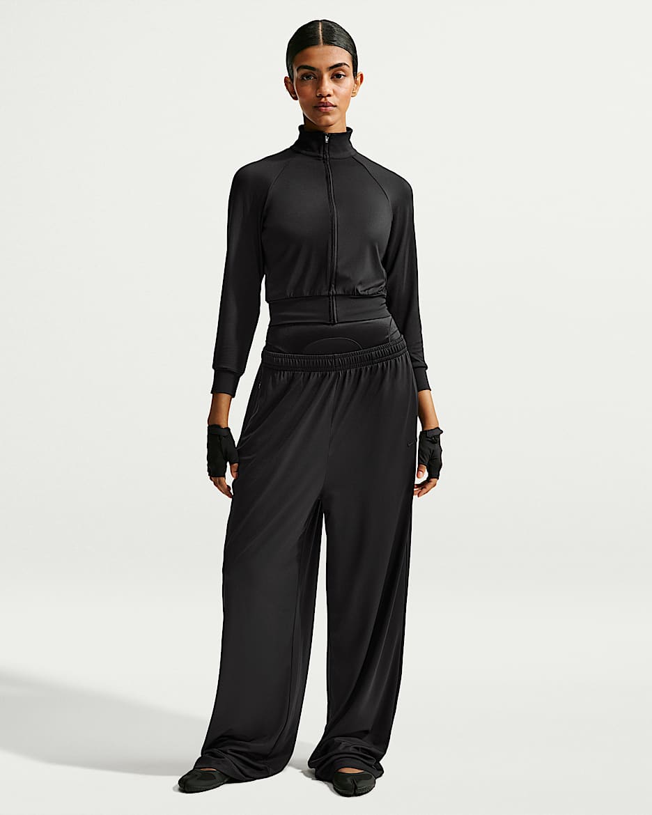NikeSKIMS Airy 女子速干阔腿长裤 - NSKM Obsidian