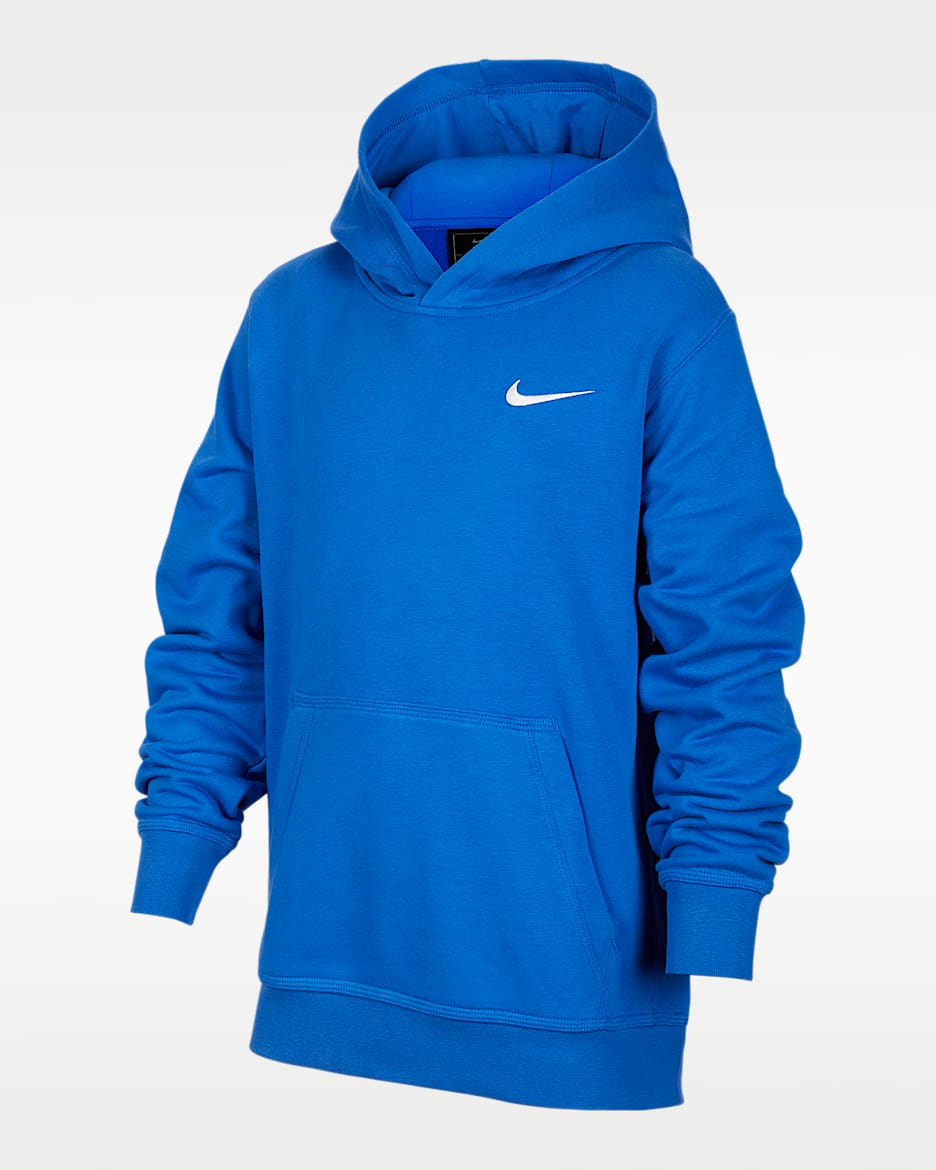 Nike Team Club 大童套头连帽衫 - 宝蓝
