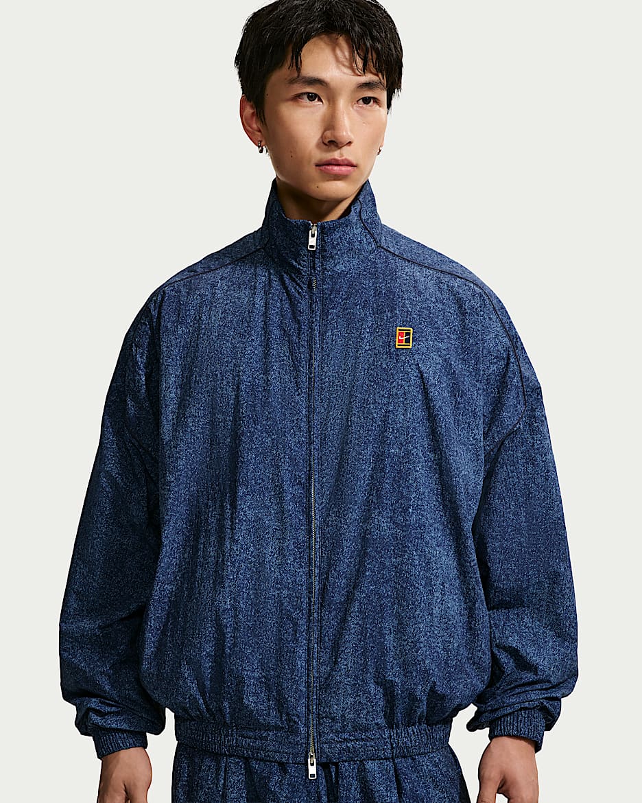 Nike Club Rules 男子全长拉链开襟夹克 - 工作蓝/黑曜石色/黑曜石色