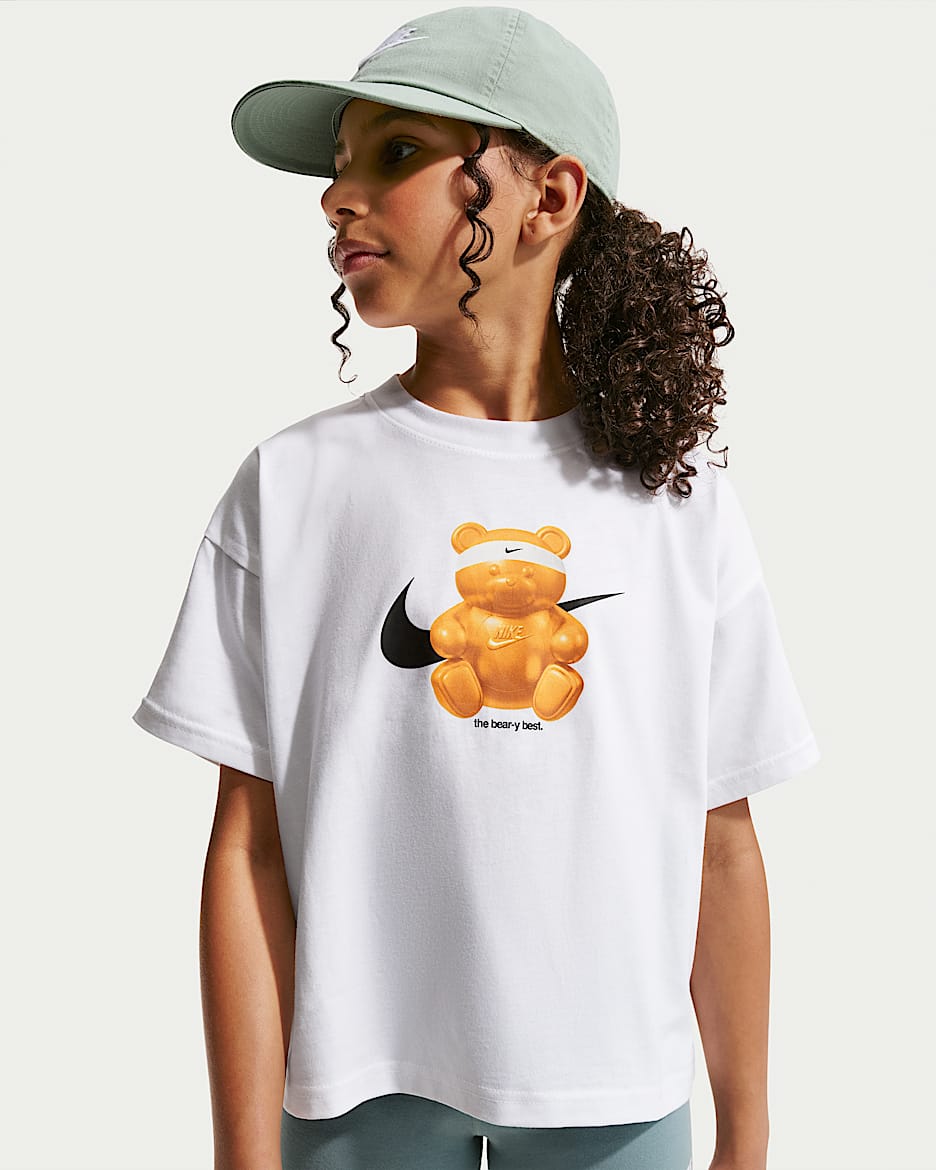 Nike Sportswear 大童宽松T恤 - 白色