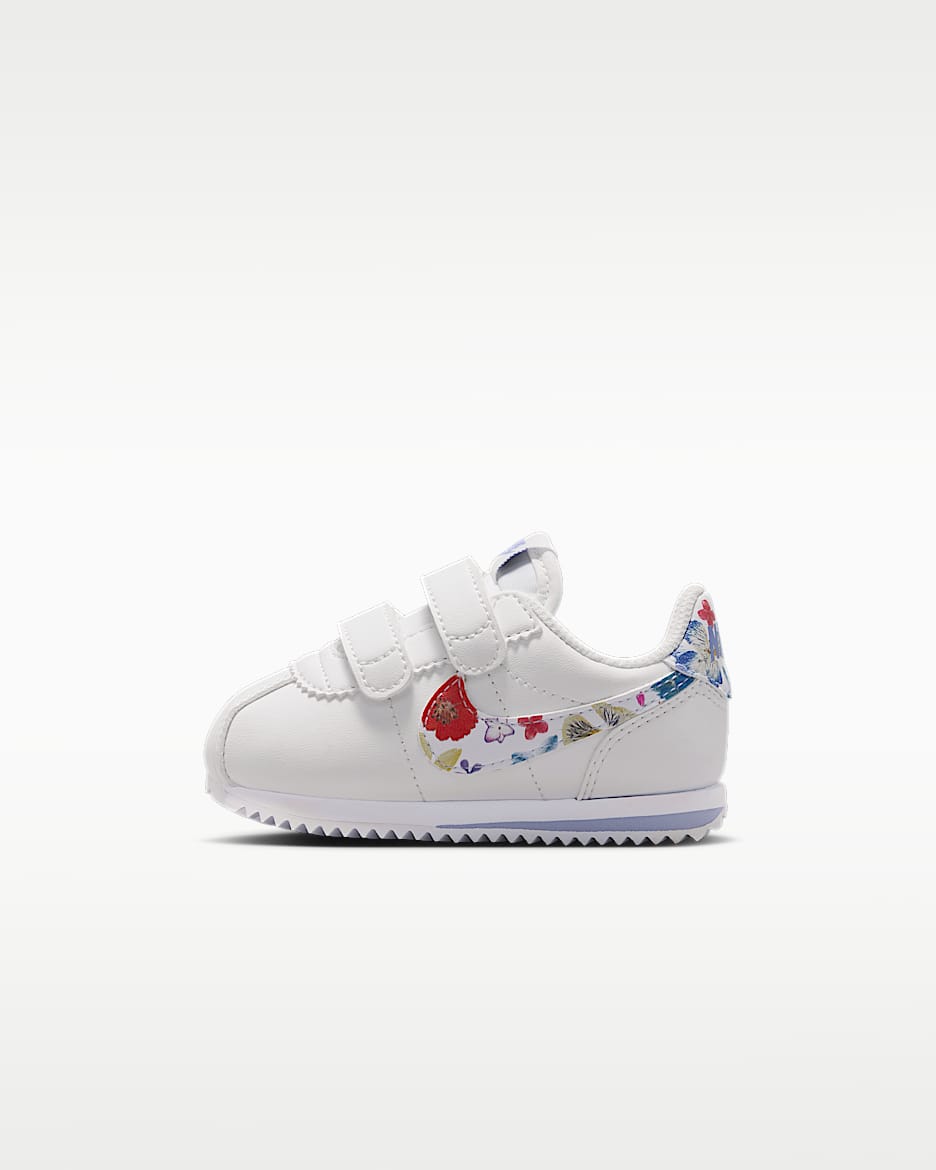 Nike Cortez SE 婴童运动鞋 - 山峰白/白色/浅蓟紫/多色