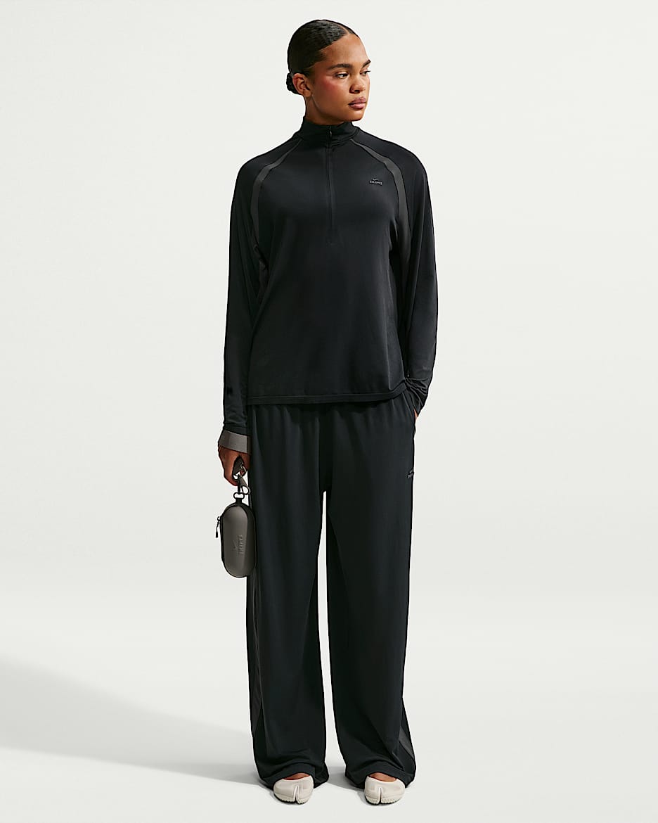 NikeSKIMS Stretch Knit 2.0 女子阔腿长裤 - NSKM Obsidian/NSKM Igneous