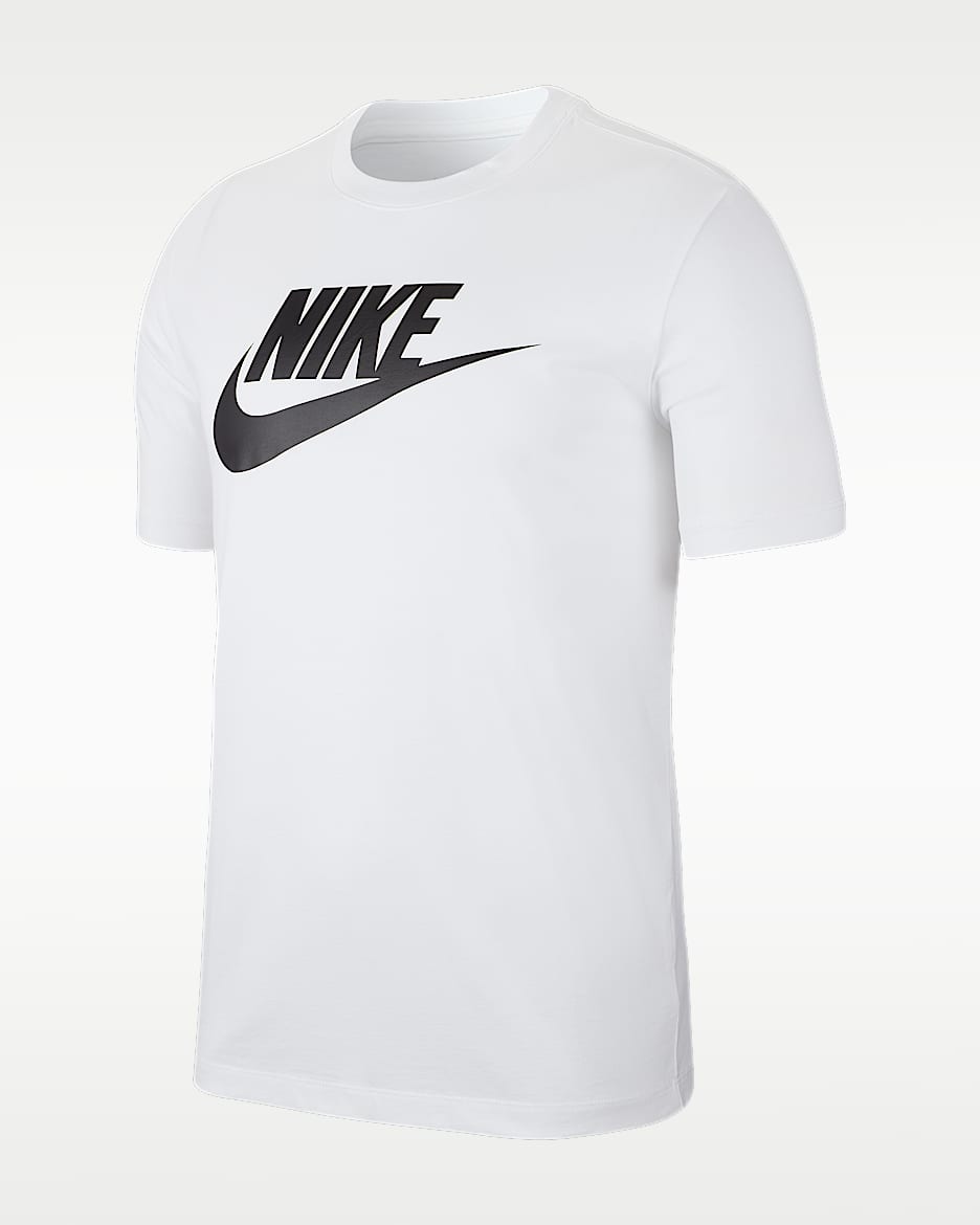 Nike Sportswear 男子短袖T恤 - 白色/黑