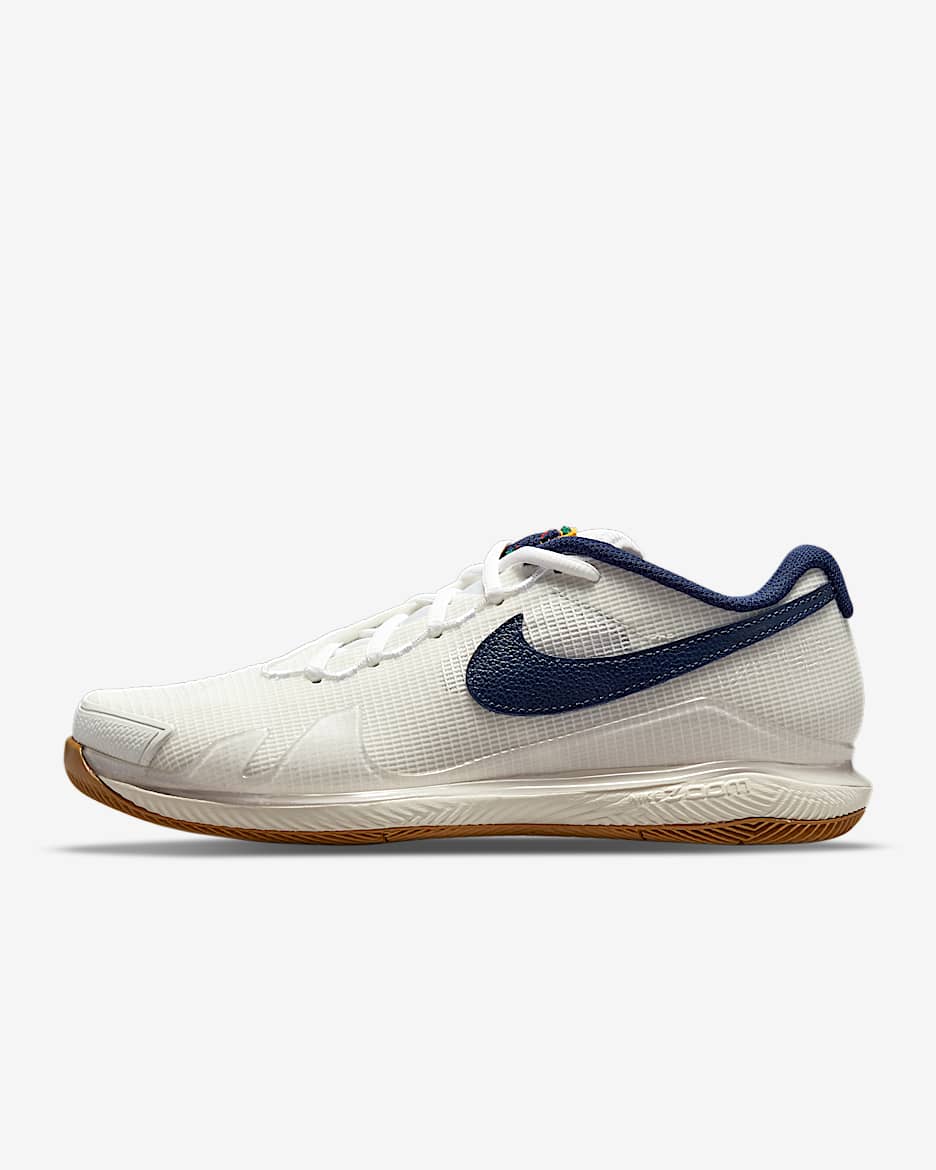 Nike Zoom Vapor Pro HC 女子硬地球场网球鞋 - 山峰白/白色/帆白/二元蓝