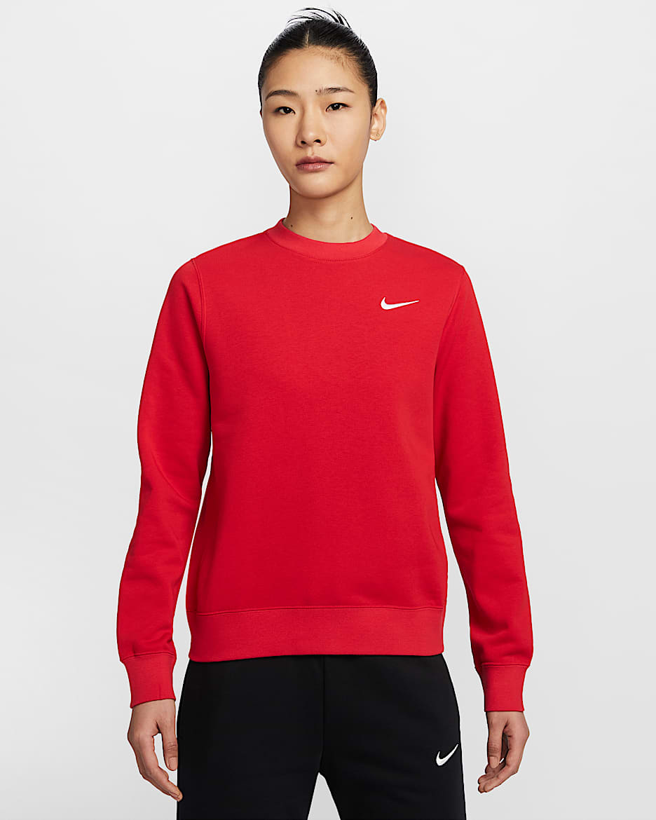 Nike Team Club 女子圆领上衣 - 大学红