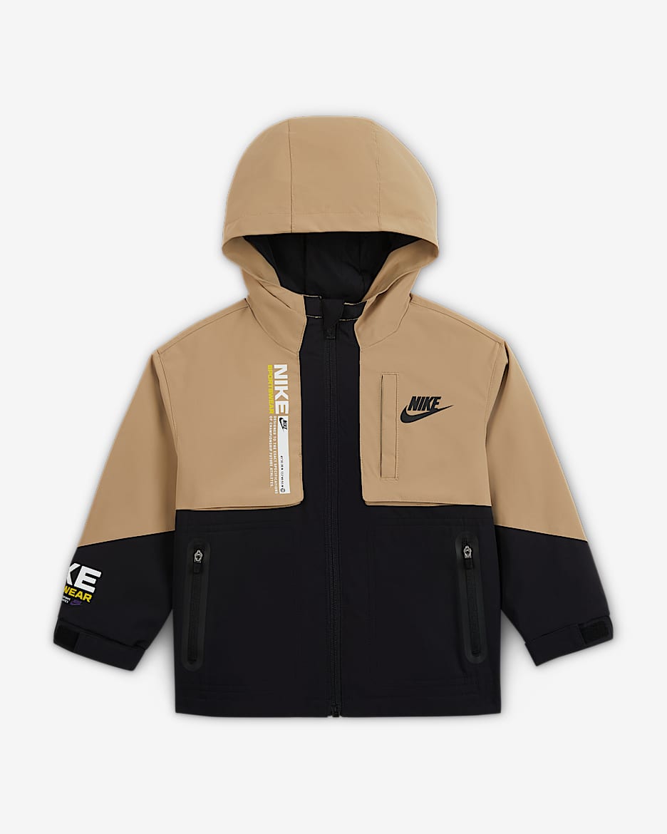 Nike Futura 幼童三防户外夹克 - 黑