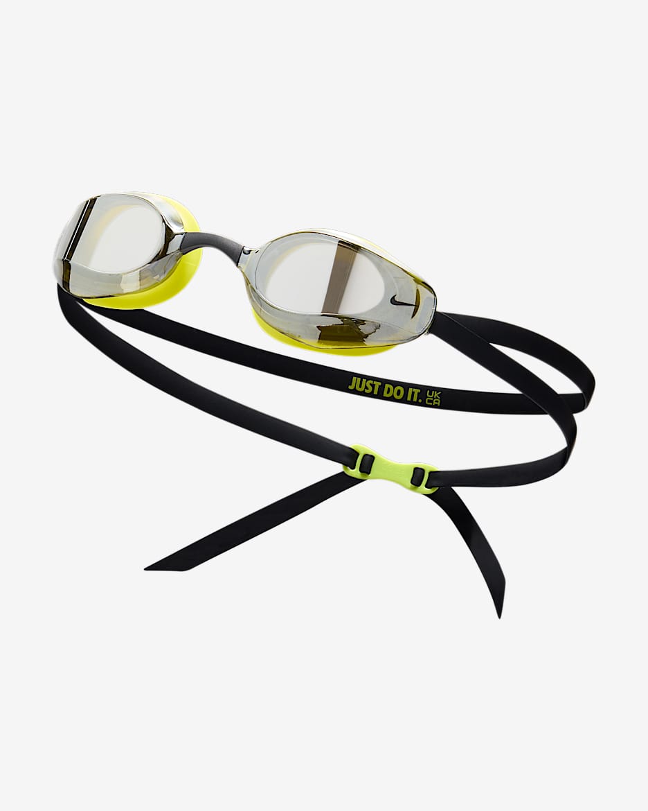 Nike Swim Vapor Mirrored 泳镜 - 浅灰/银/仙人掌绿/黑