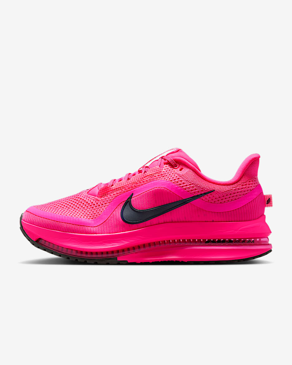 Nike Pegasus Premium 耐克顶级飞马男子公路跑步鞋 - 透明粉/亮深红/微黄绿/红杉绿