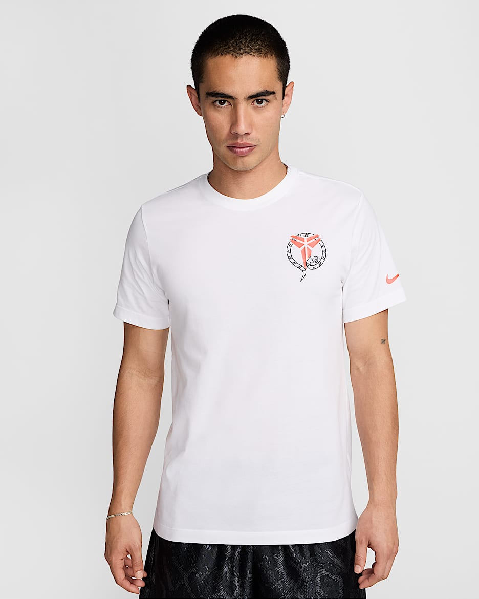 Kobe "Stockings" Nike 科比系列 Dri-FIT 男子速干T恤 - 白色