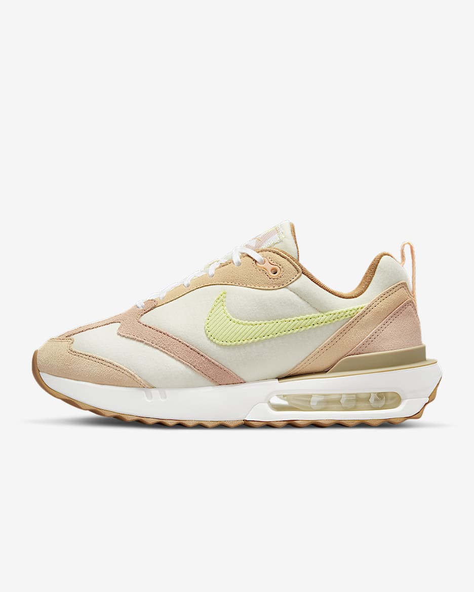 Nike Air Max Dawn 女子运动鞋 - 椰奶色/芝麻棕/米褐/浅柠檬黄绿