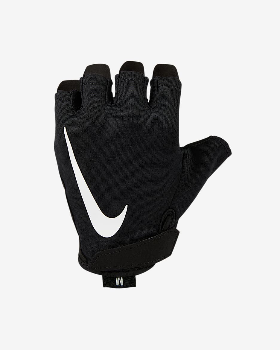 Nike Gym Essentials 2.0 女子训练手套（1 副） - 黑/黑/白色